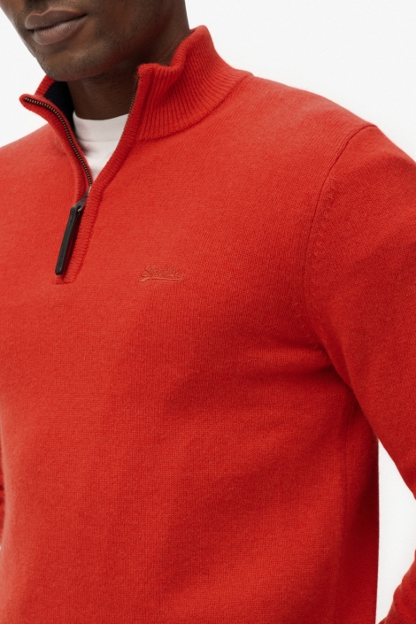 Superdry oranje heren trui | Kleurstaal