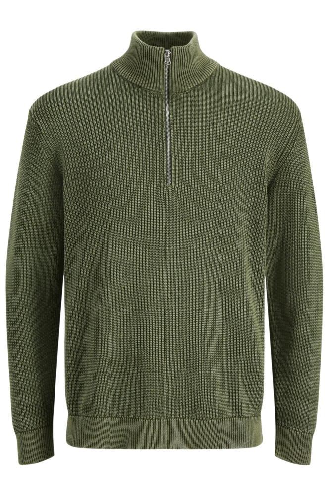 Jack & Jones groene heren trui | Vooraanzicht