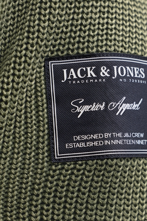 Jack & Jones groene heren trui | Close up
