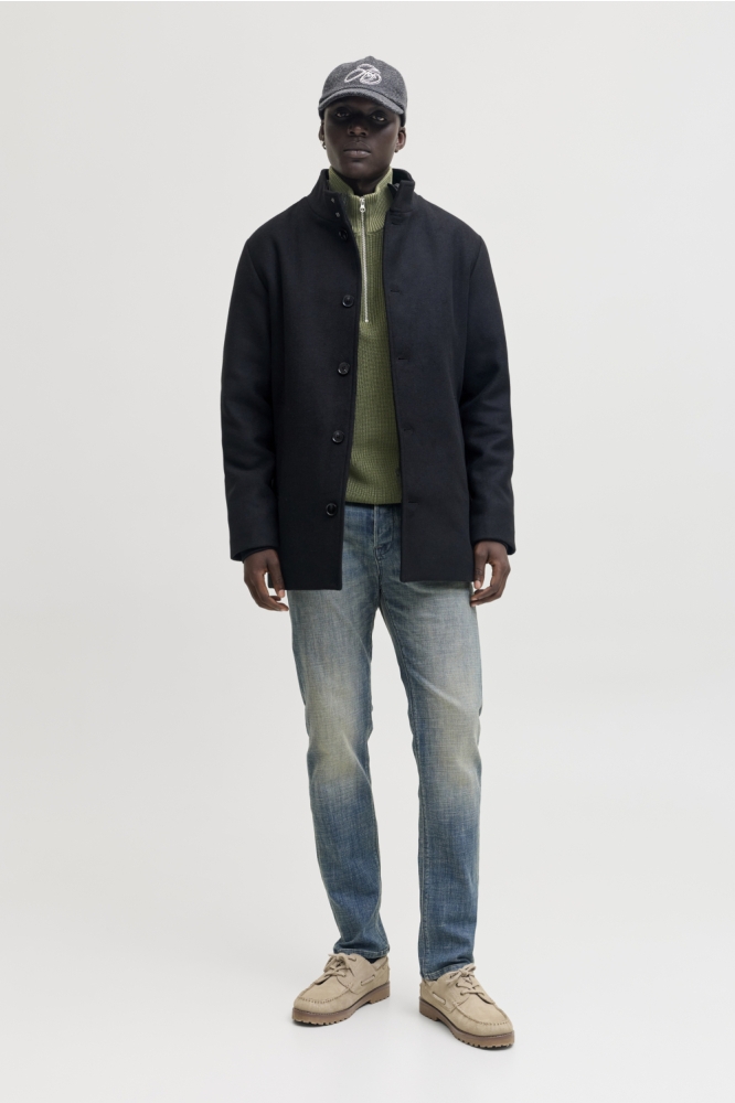 Jack & Jones groene heren trui | Sfeerbeeld, In situatie