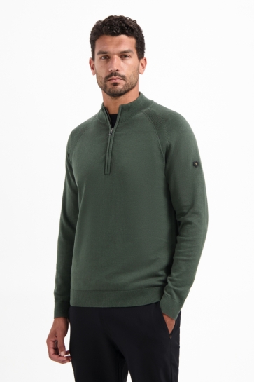 NO-EXCESS HALVE RITSTRUI MET RAGLAN MOUW 29230967SN 052 DARK GREEN