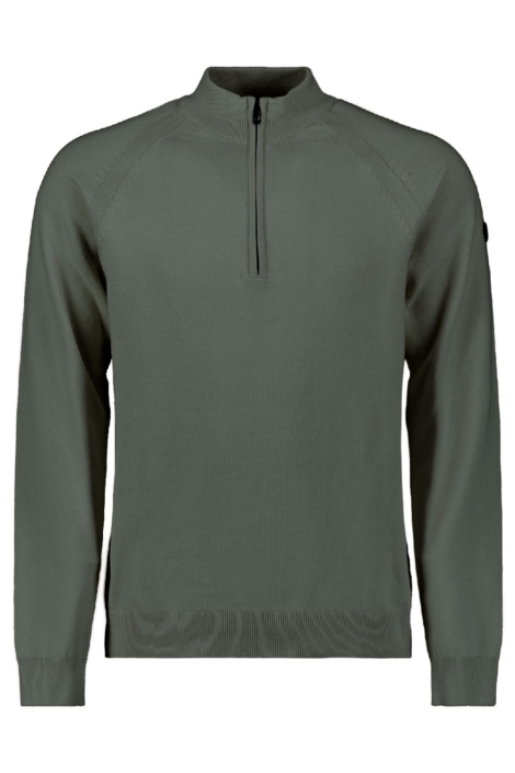 NO-EXCESS groene heren trui | Vooraanzicht