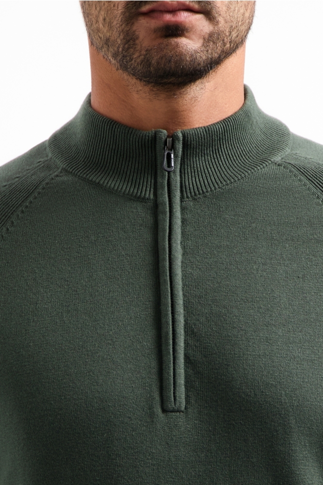 NO-EXCESS groene heren trui | Close up