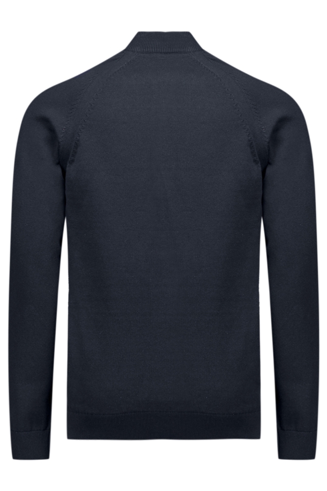 NO-EXCESS blauwe heren trui | Achteraanzicht