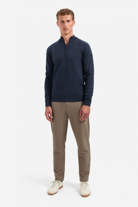 NO-EXCESS blauwe heren trui | Model