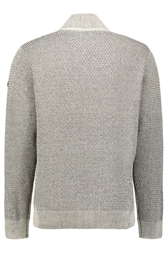 NO-EXCESS grijze heren trui | Achteraanzicht