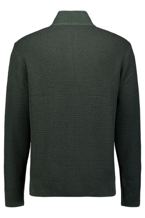 NO-EXCESS groene heren trui | Achteraanzicht