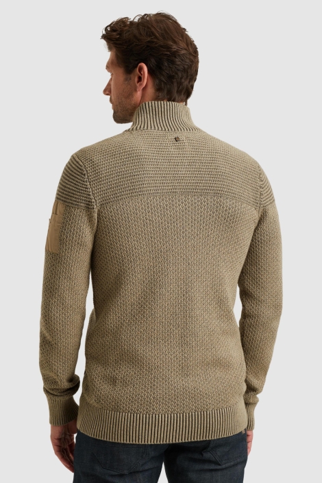 PME legend groene heren vest | Model achteraanzicht