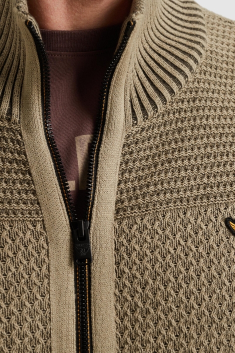 PME legend groene heren vest | Close up