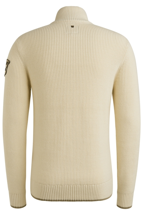 PME legend ecru heren trui | Achteraanzicht