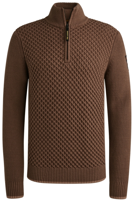 PME legend bruine heren trui | Vooraanzicht