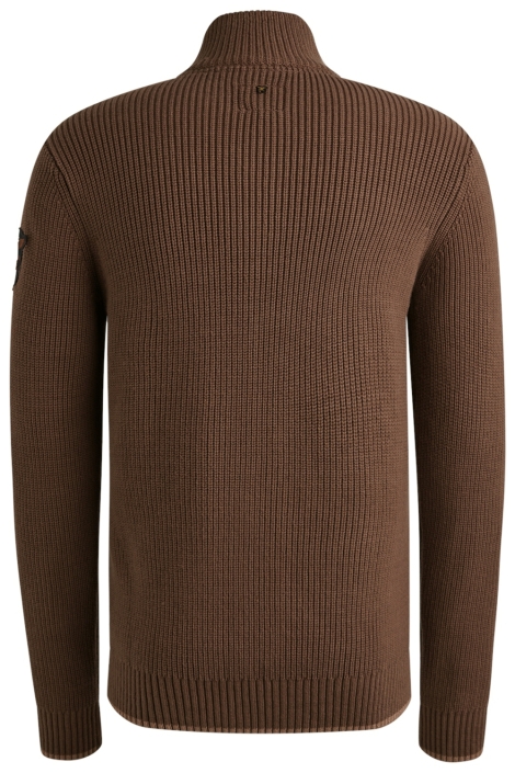 PME legend bruine heren trui | Achteraanzicht