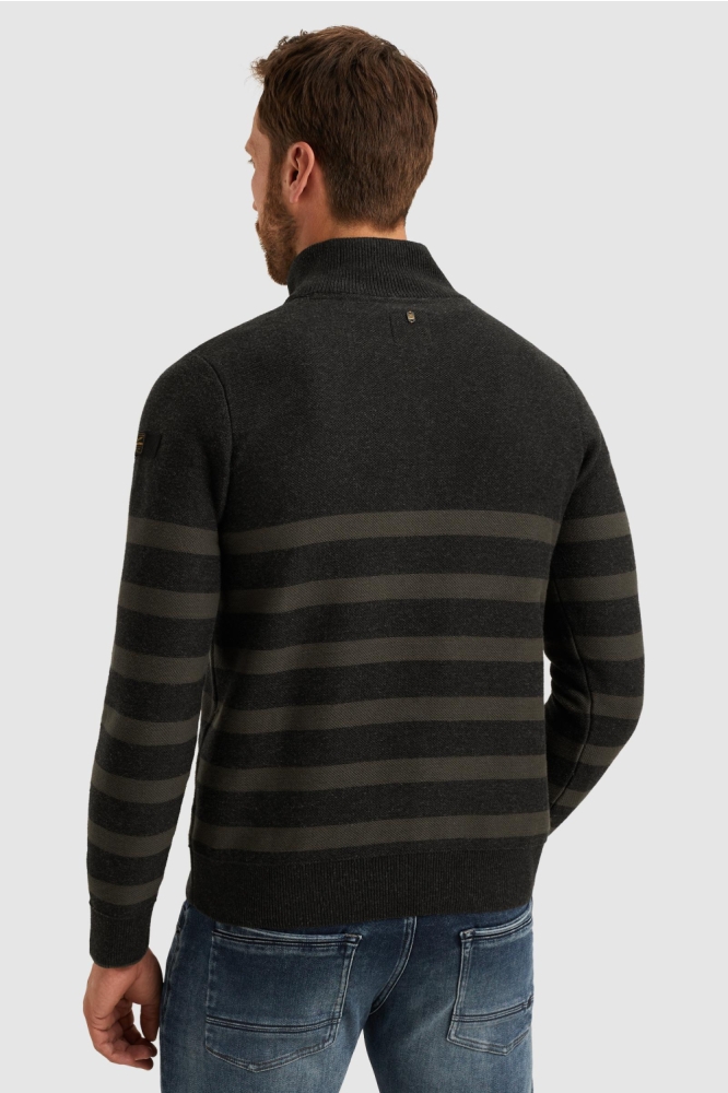 PME legend zwarte heren trui | Model achteraanzicht