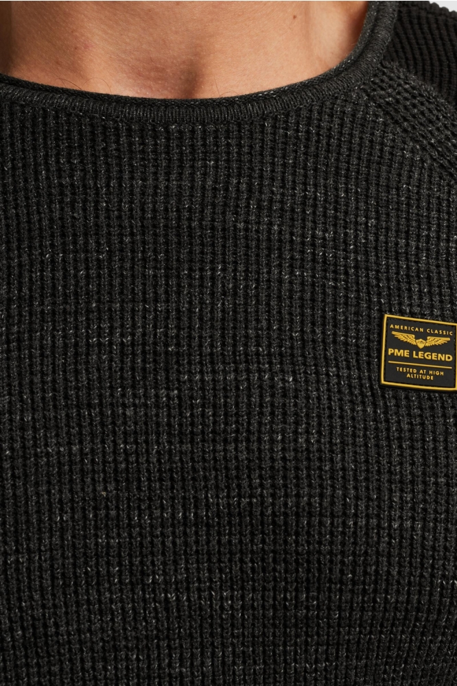 PME legend zwarte heren trui | Close up