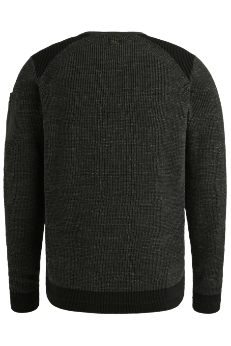 PME legend zwarte heren trui | Achteraanzicht