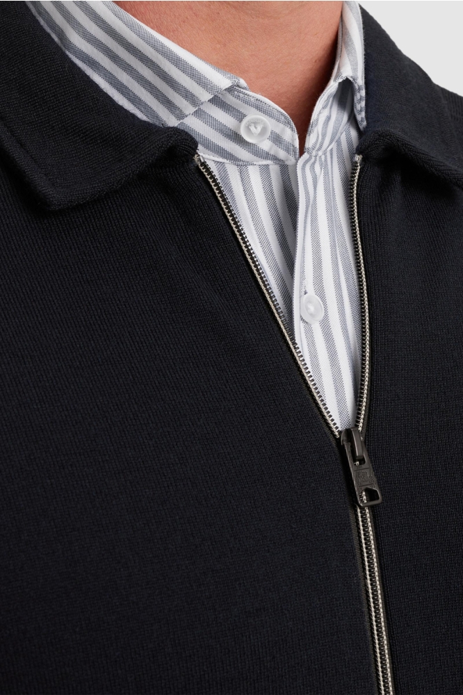 Vanguard blauwe heren vest | Close up