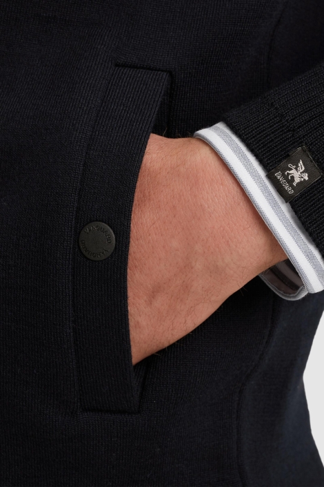 Vanguard blauwe heren vest | Close up