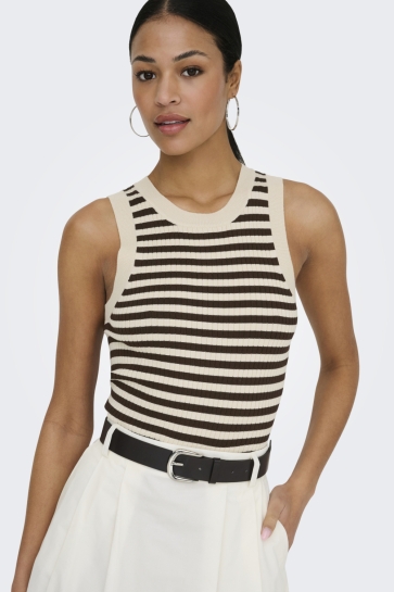 Jacqueline de Yong jdyaya tank top knt noos Bruin