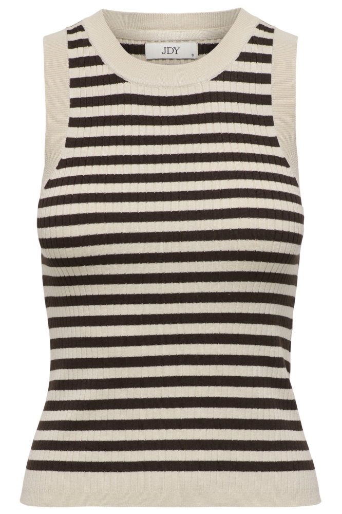 Jacqueline de Yong bruine dames top | Vooraanzicht