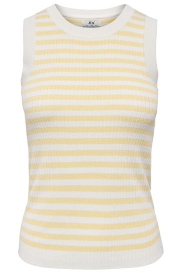 Jacqueline de Yong Top JDYAYA TANK TOP KNT NOOS 15287501 CLOUD DANCER/DOUBLE CREME