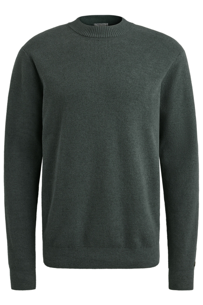 Cast Iron blauwe heren trui | Vooraanzicht