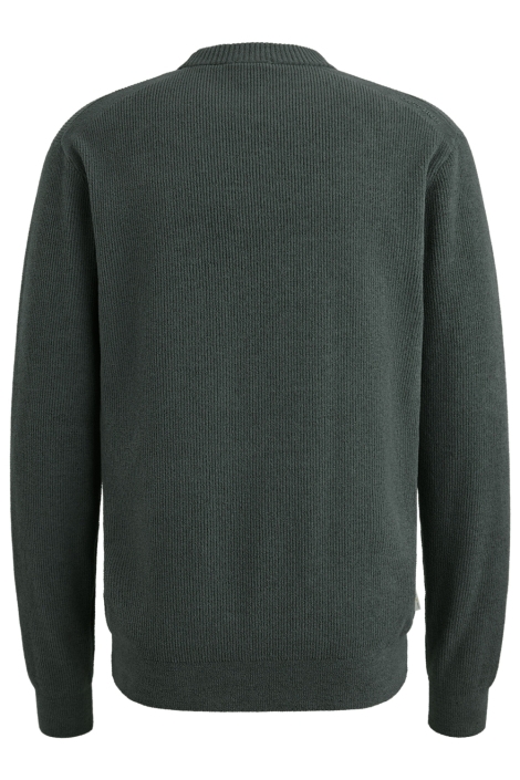 Cast Iron blauwe heren trui | Achteraanzicht