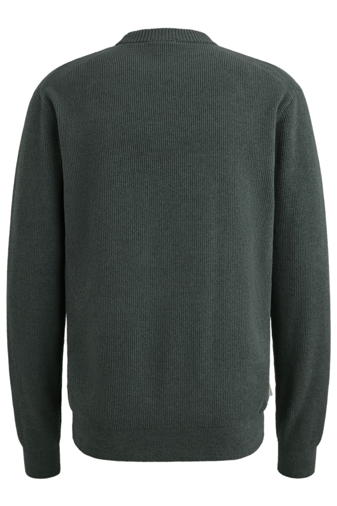 Cast Iron blauwe heren trui | Achteraanzicht