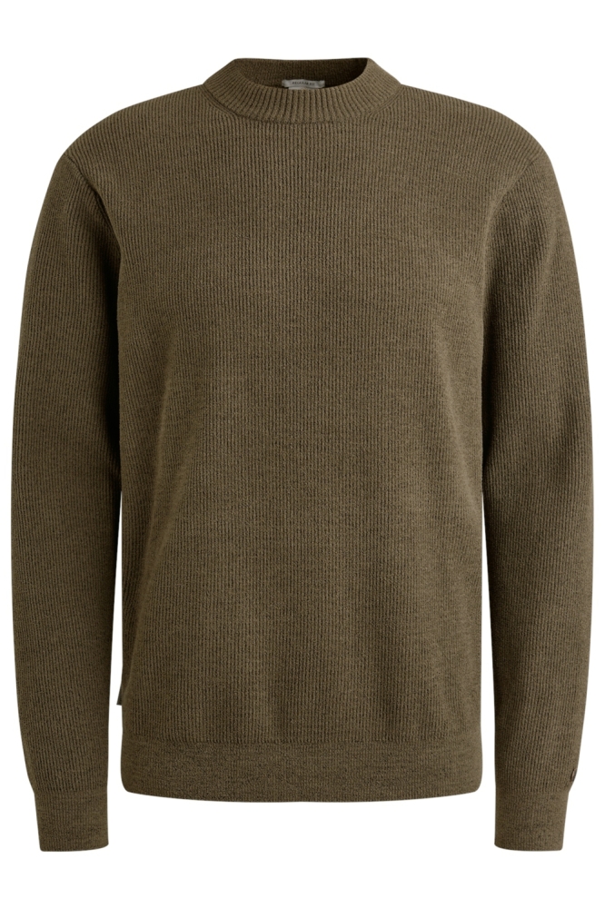 Cast Iron bruine heren trui | Vooraanzicht