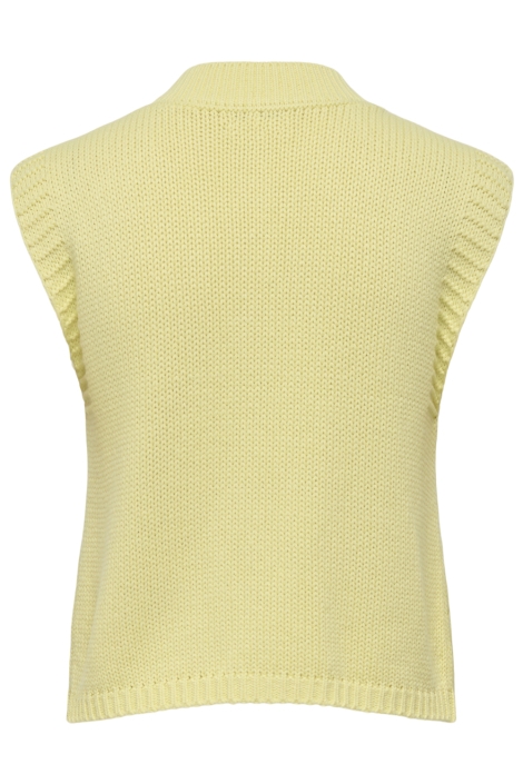 Jacqueline de Yong gele dames gilet | Achteraanzicht