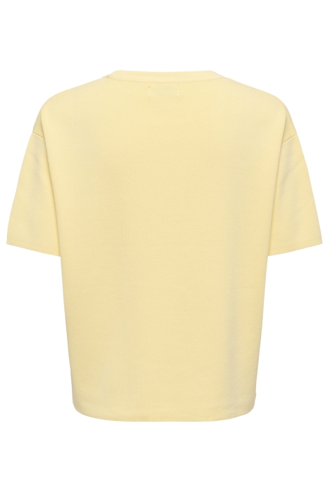 Jacqueline de Yong gele dames trui | Achteraanzicht