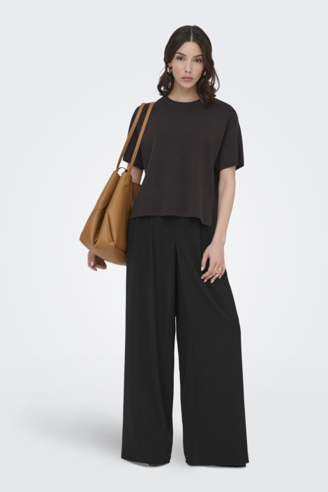 Jacqueline de Yong bruine dames trui | Model