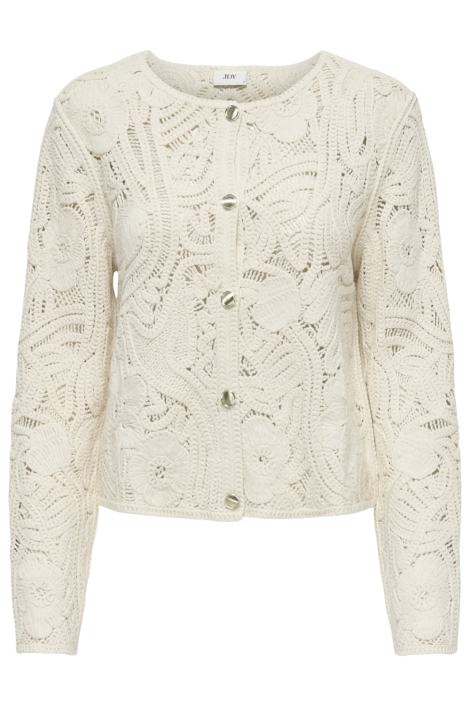 Jacqueline de Yong beige dames vest | Vooraanzicht