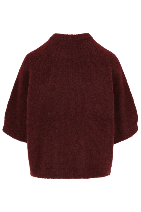 LolaLiza bordeaux dames trui | Achteraanzicht