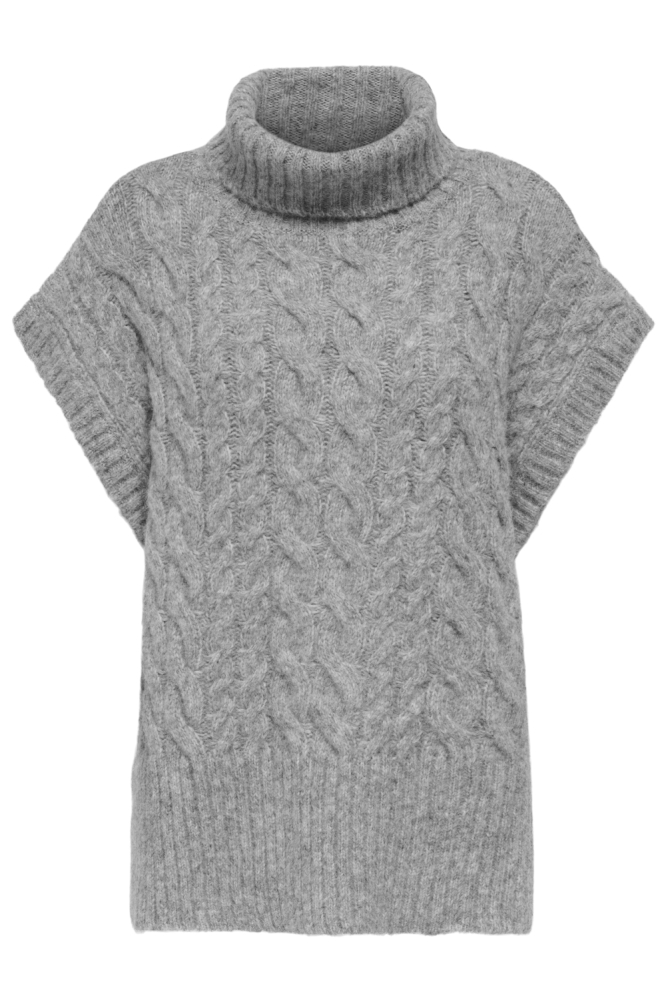 Only grijze dames trui | Vooraanzicht