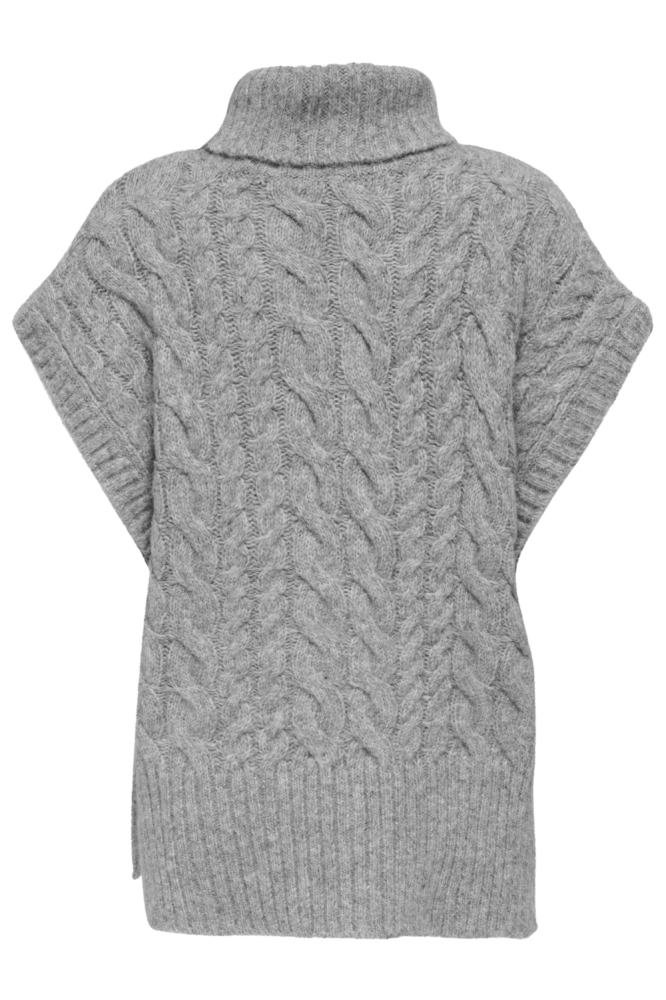 Only grijze dames trui | Achteraanzicht