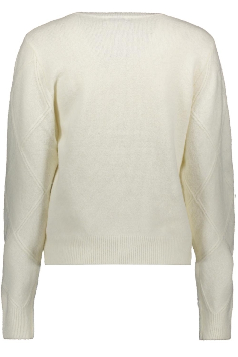 Jacqueline de Yong beige dames trui | Achteraanzicht