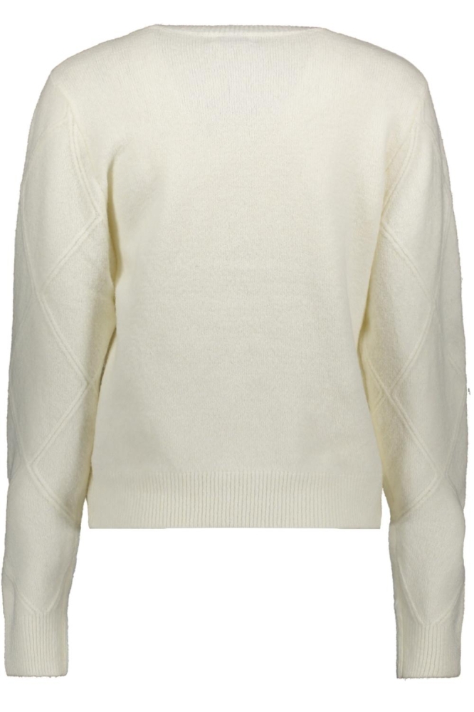 Jacqueline de Yong beige dames trui | Achteraanzicht