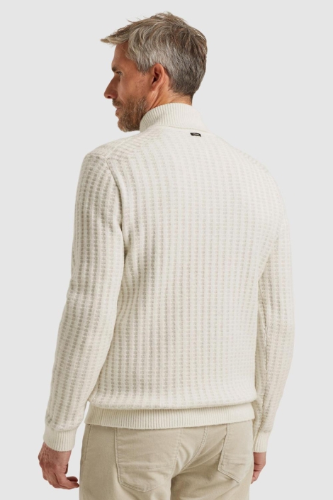 Vanguard witte heren trui | Model achteraanzicht