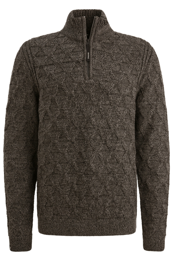 Vanguard grijze heren trui | Vooraanzicht