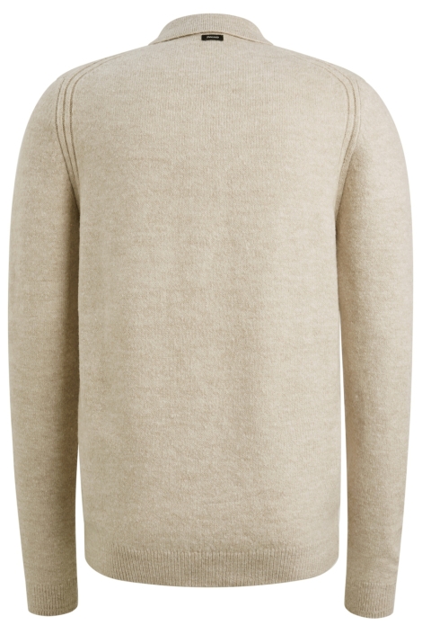 Vanguard beige heren trui | Achteraanzicht