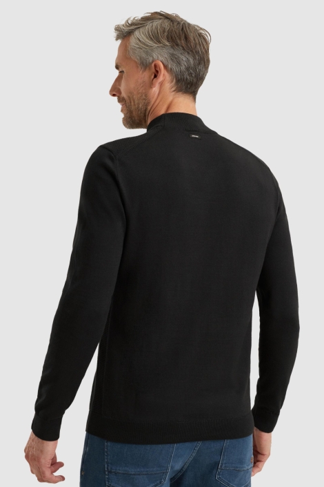 Vanguard zwarte heren trui | Model achteraanzicht
