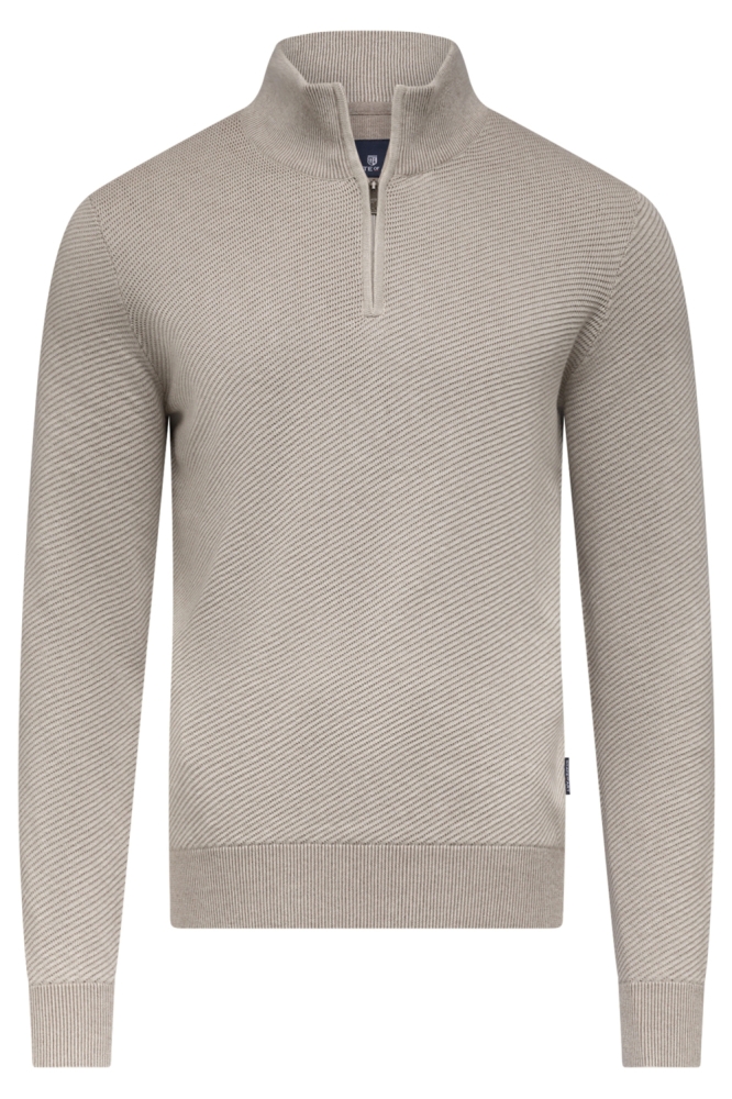 State of Art beige heren trui | Vooraanzicht