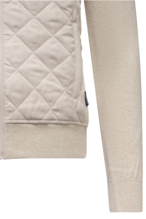 State of Art beige heren vest | Close up