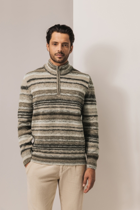 State of Art bruine heren trui | Model