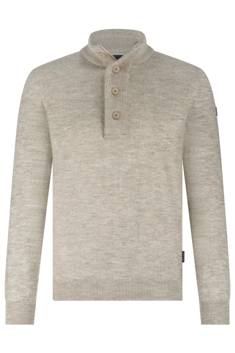 State of Art beige heren trui | Vooraanzicht