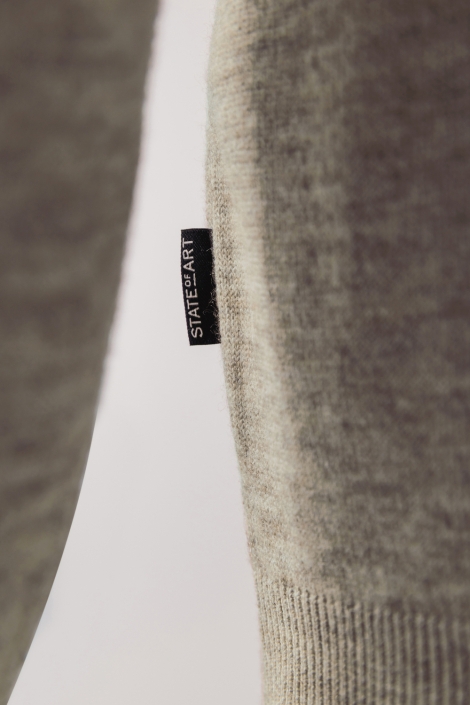 State of Art beige heren trui | Close up