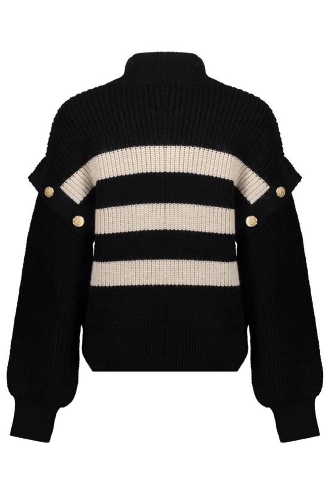 Geisha zwarte dames trui | Vooraanzicht