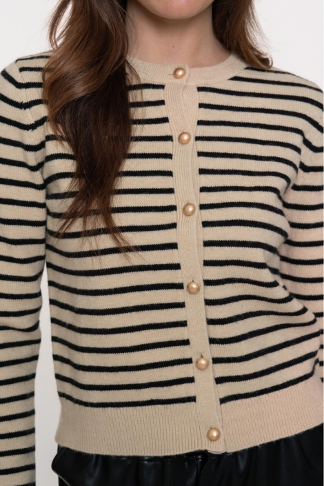 Geisha zand dames vest | Kleurstaal