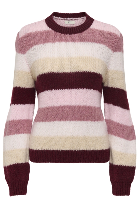 Jacqueline de Yong bordeaux dames trui | Vooraanzicht