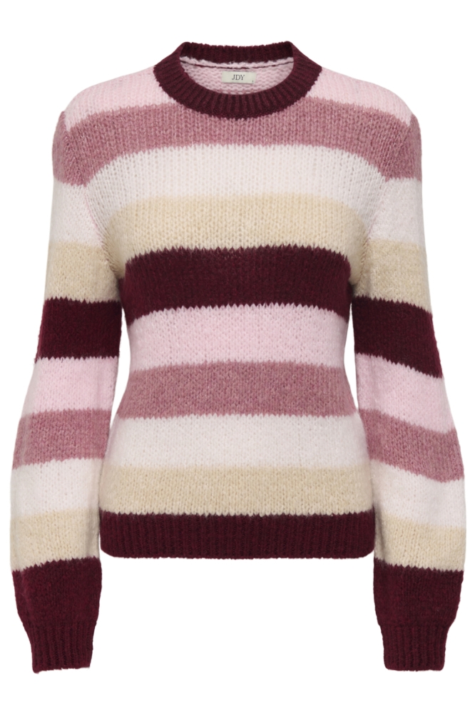 Jacqueline de Yong bordeaux dames trui | Vooraanzicht